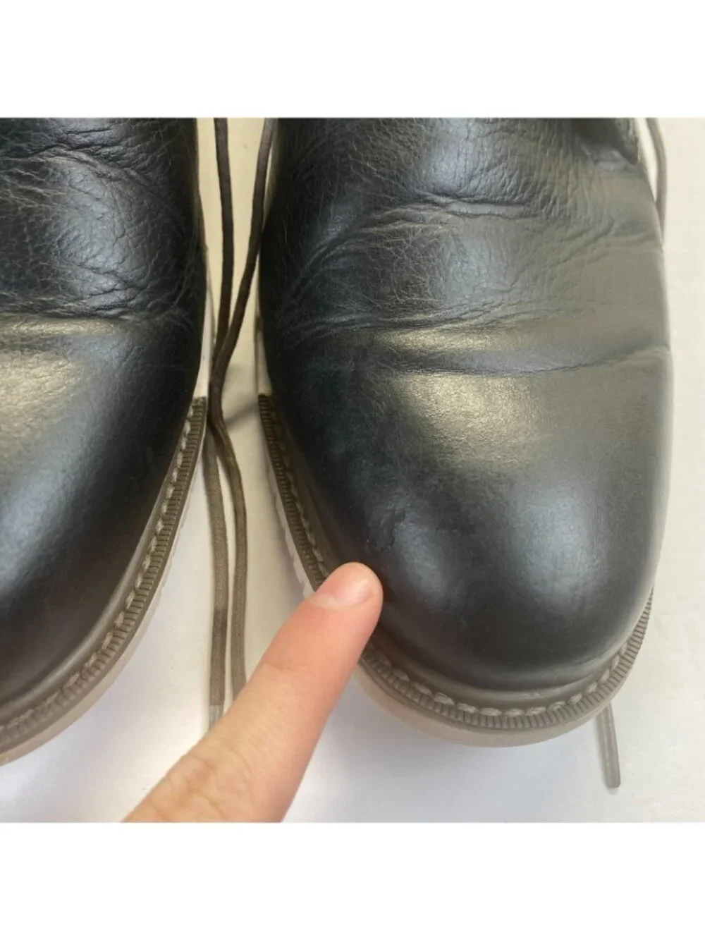 Cole Haan C20682 G15 Men's Chukka Boots Waterproof Black Leather Shoes Size 11M